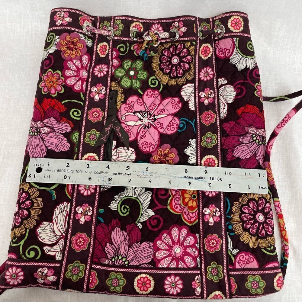 Vera Bradley Modflora Draw String Backpack - image 3